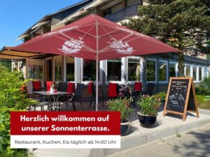 Restaurant Wandelbar Sonnenterrasse mit Außenbestuhlung